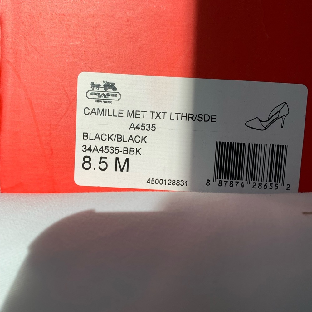 New Coach glittery heels - never worn